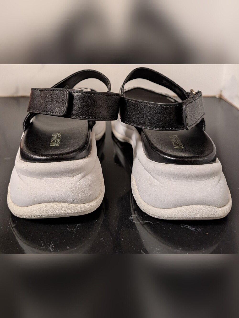 Michael Kors Peggy Sport Platform Sandals Size 8.5 Used Exc - Picture 7 of 10